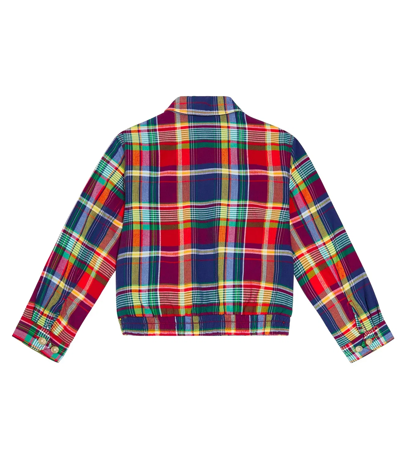 Легкая куртка в клетку Polo Ralph Lauren Kids, мультиколор — фото 4