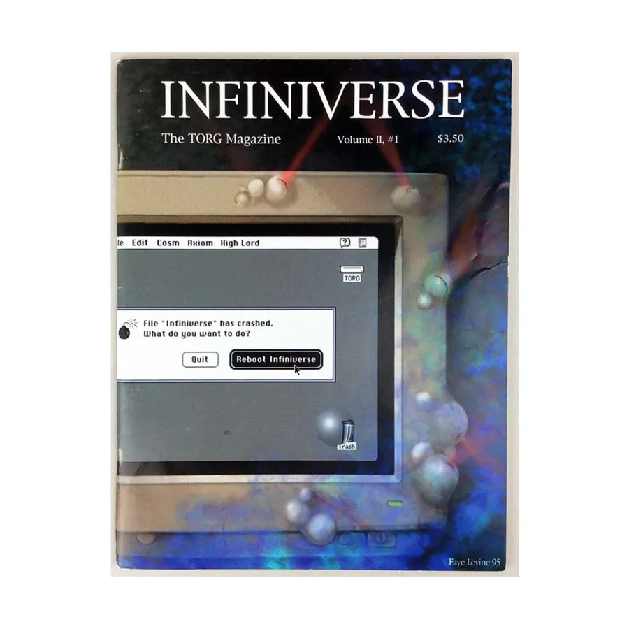 

Журнал Vol. 2, #1 "The Hand of Aperios, State of the War, Timeline", Torg - Infiniverse Magazine