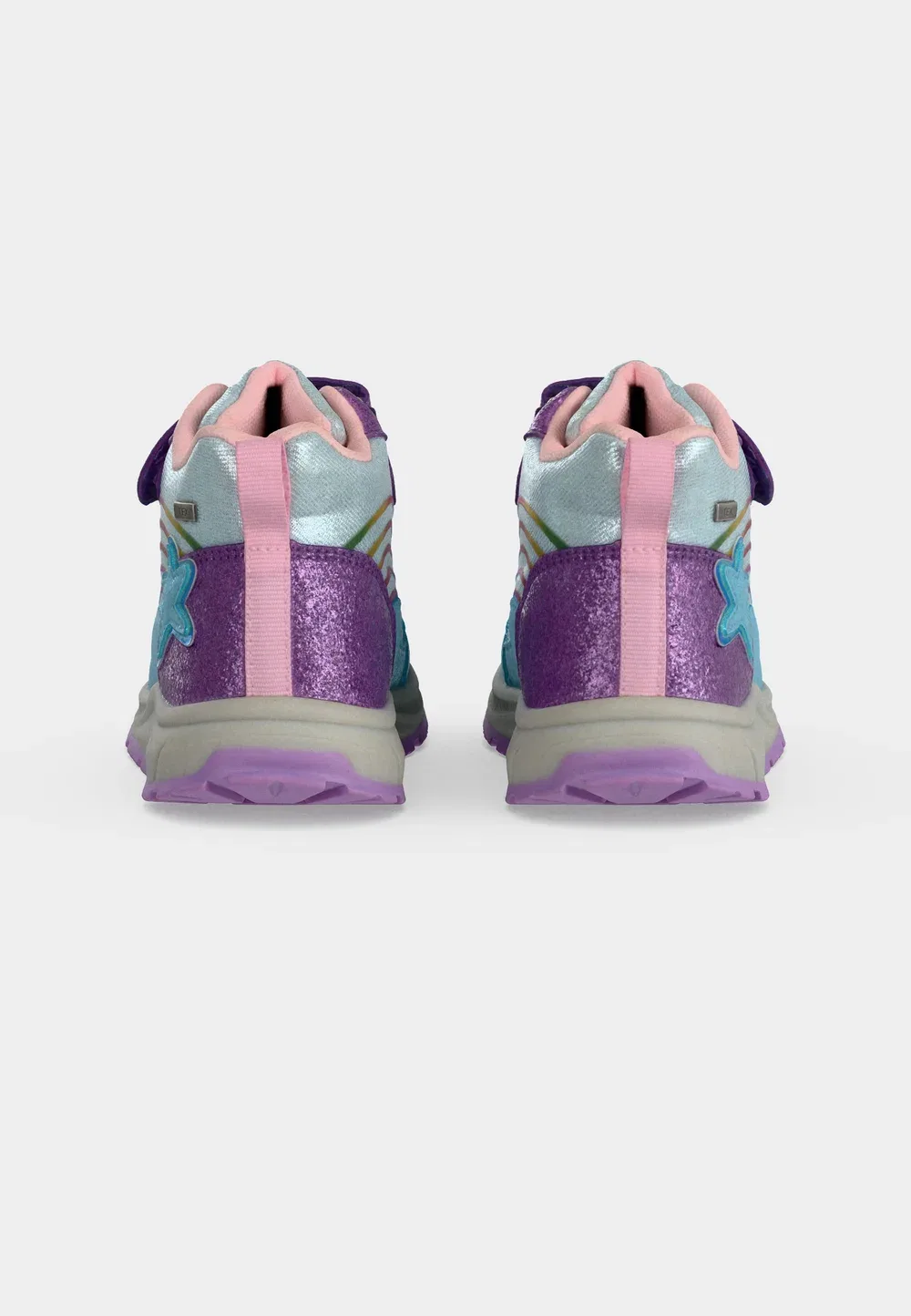 Abella-Tex - высокие кроссовки Lurchi, Blue/Purple Glitter — фото 4