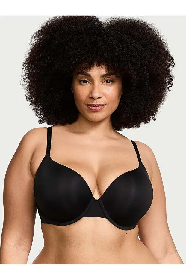 Женский бюстгальтер пуш-ап гладкий Victoria'S Secret, Black