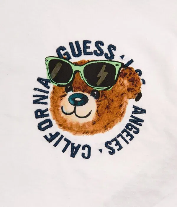 Детский комплект для мальчиков с добавлением льна Guess, мультиколор — фото 4