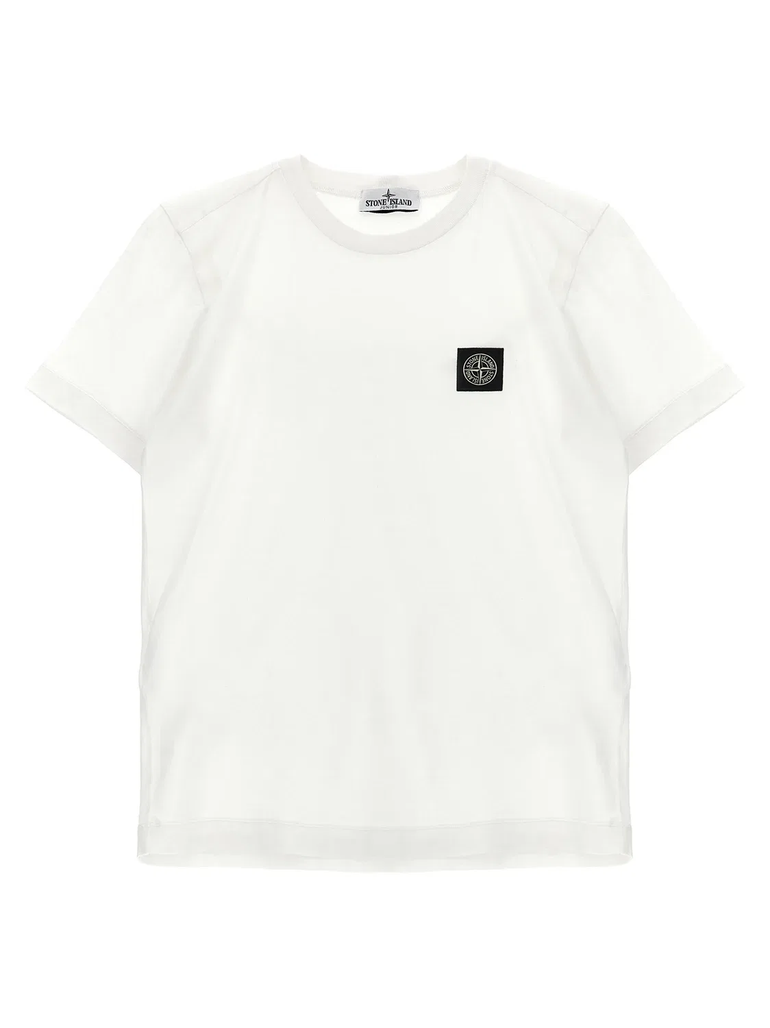 Футболка с логотипом «Компас» Stone Island Junior, белый