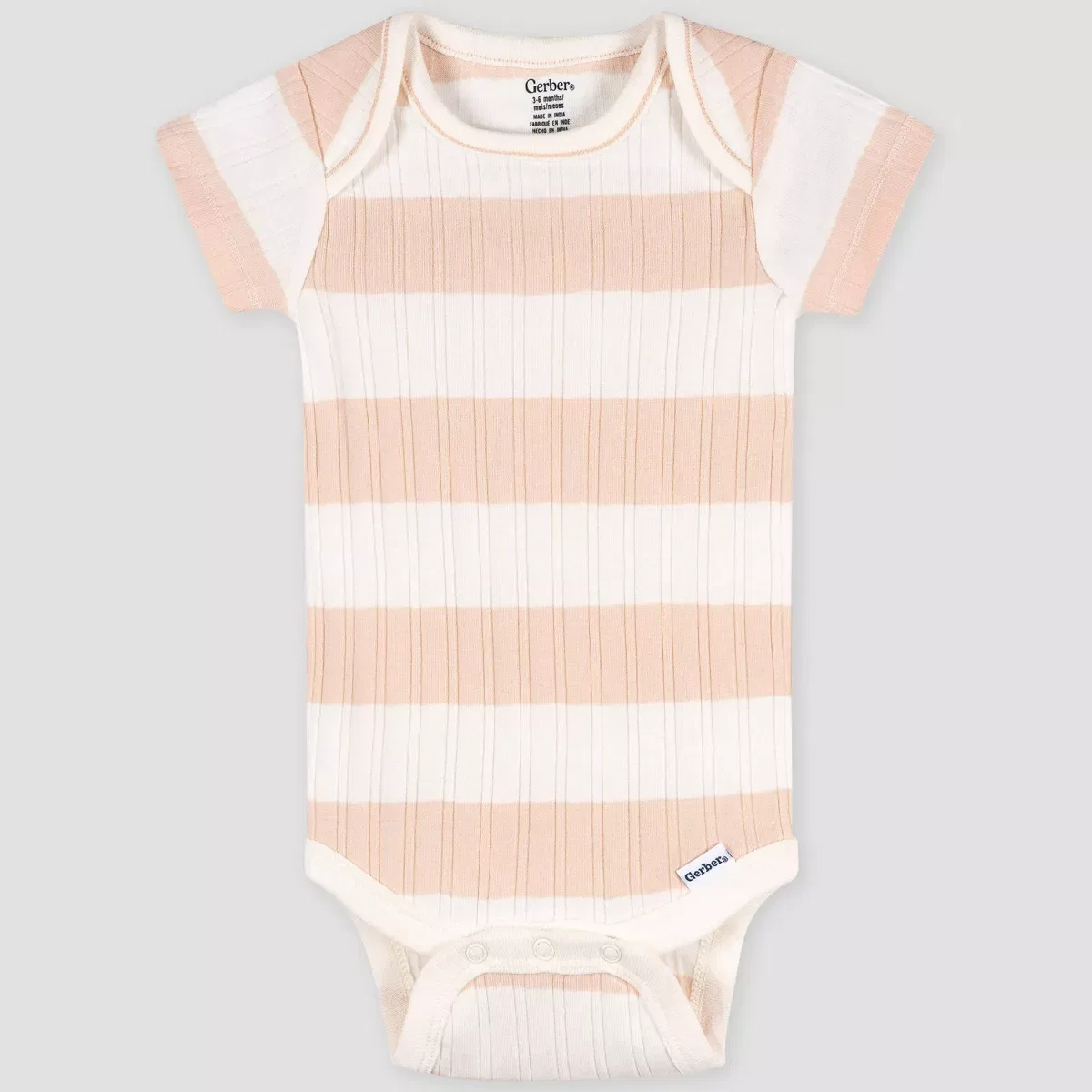 Детский боди-комбинезон для мальчиков с коротким рукавом NEWBORN, Pink — фото 3