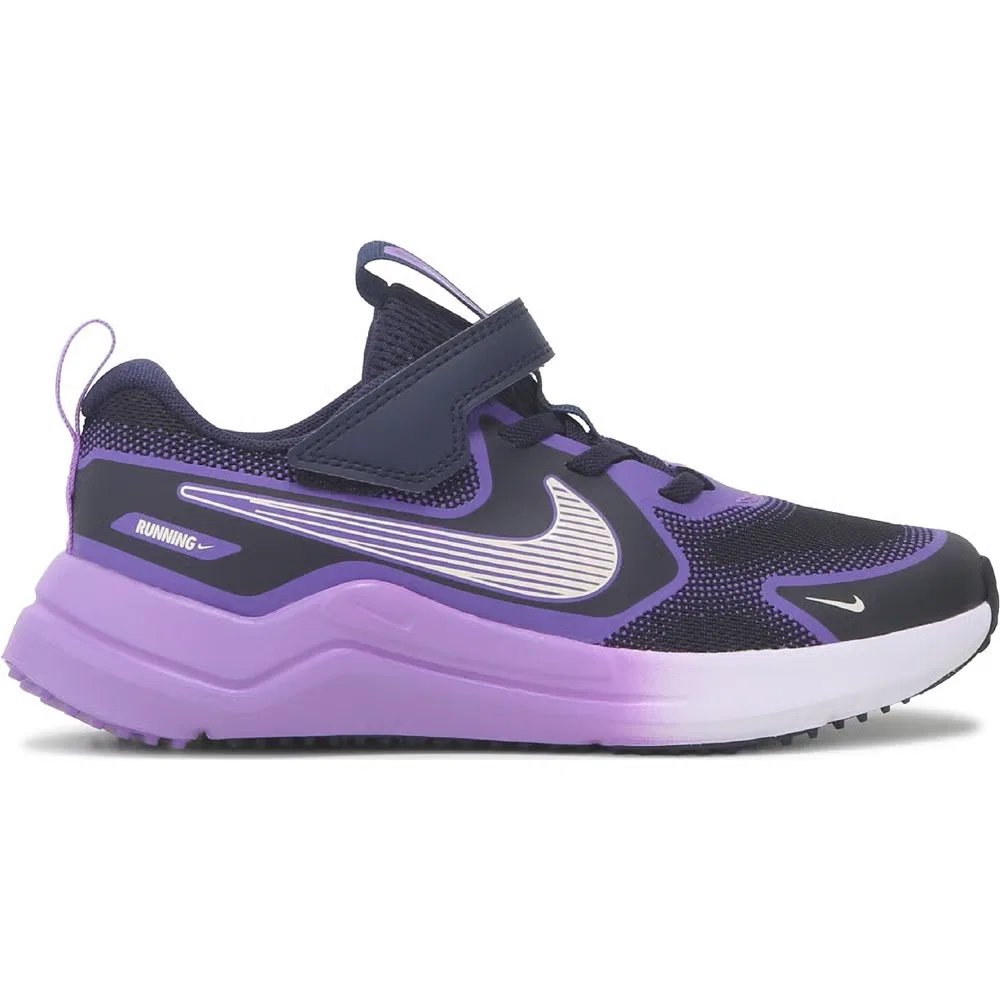 Детские кроссовки для бега Cosmic Runner Nike, Black/Purple — фото 2