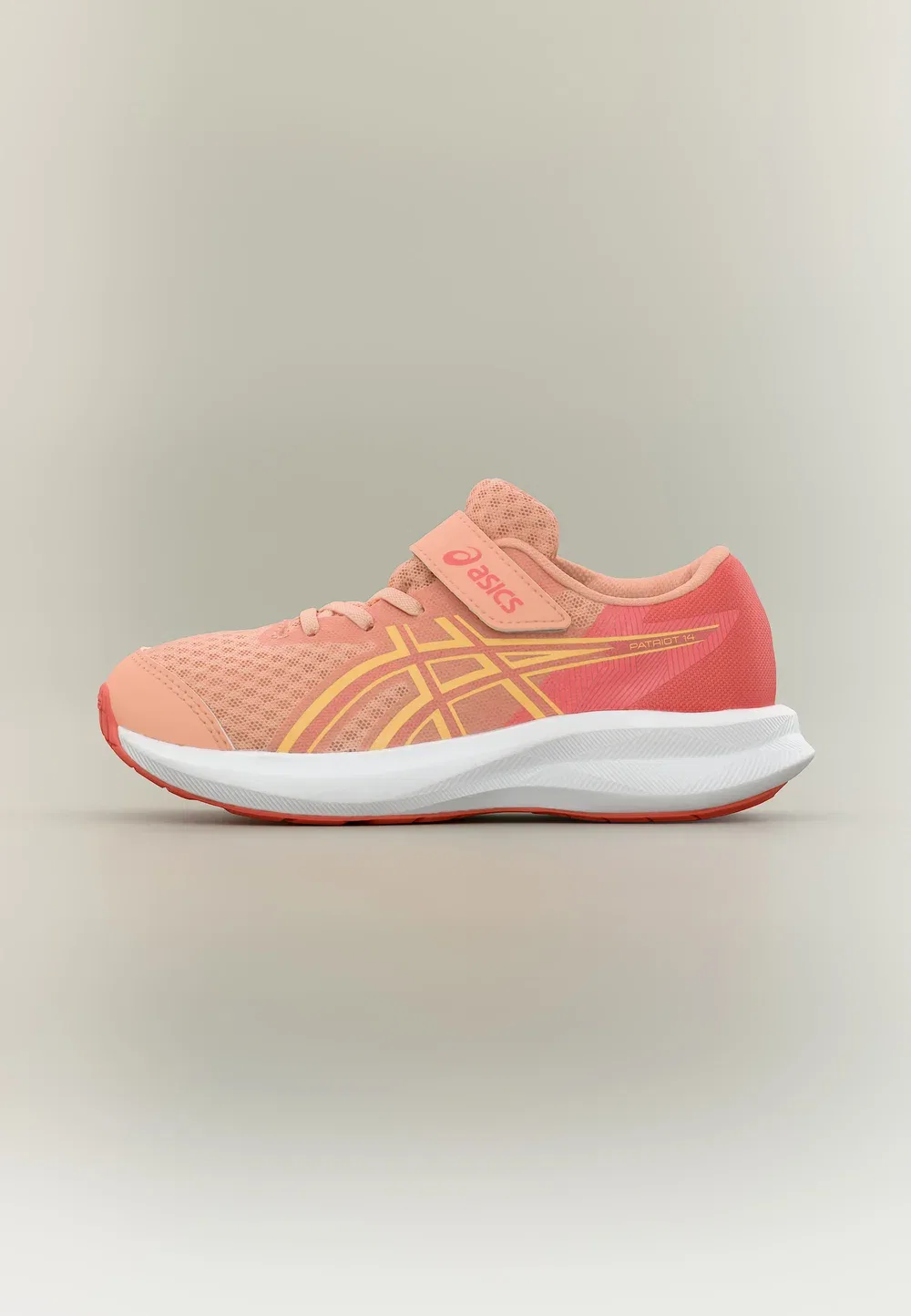 Кроссовки Patriot 14 унисекс для бега по улицам Asics, Cantaloupe/Watermelon