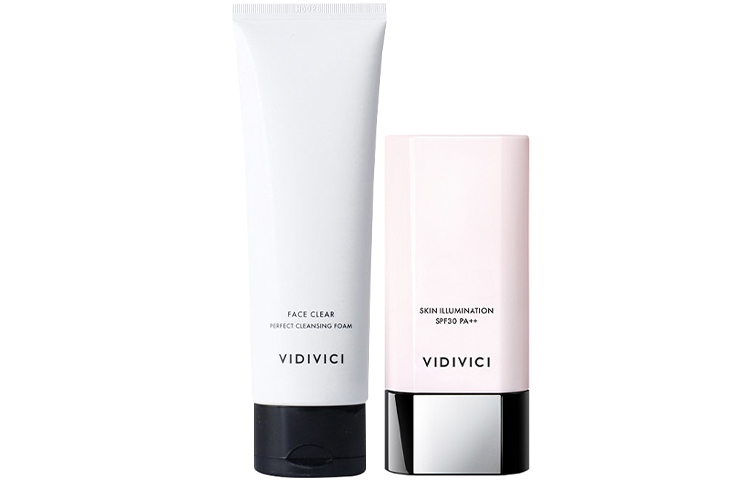 

Комплекс эмульсии-праймера для сияния кожи, выравнивающий тон, улучшающий цвет лица 120мл+40мл Vidivici