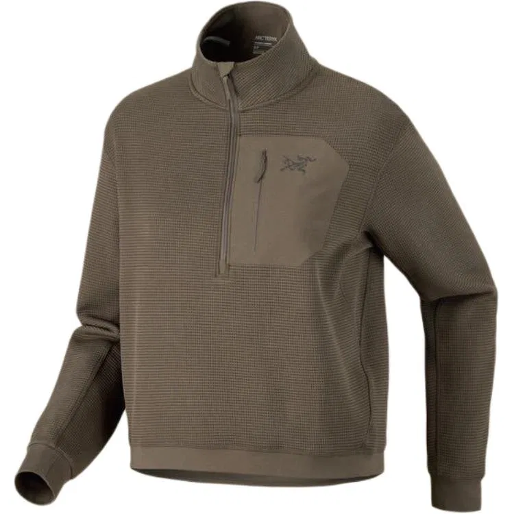 Женский свитшот с водолазкой Misty Shadow Brown/Mongoose Arcteryx