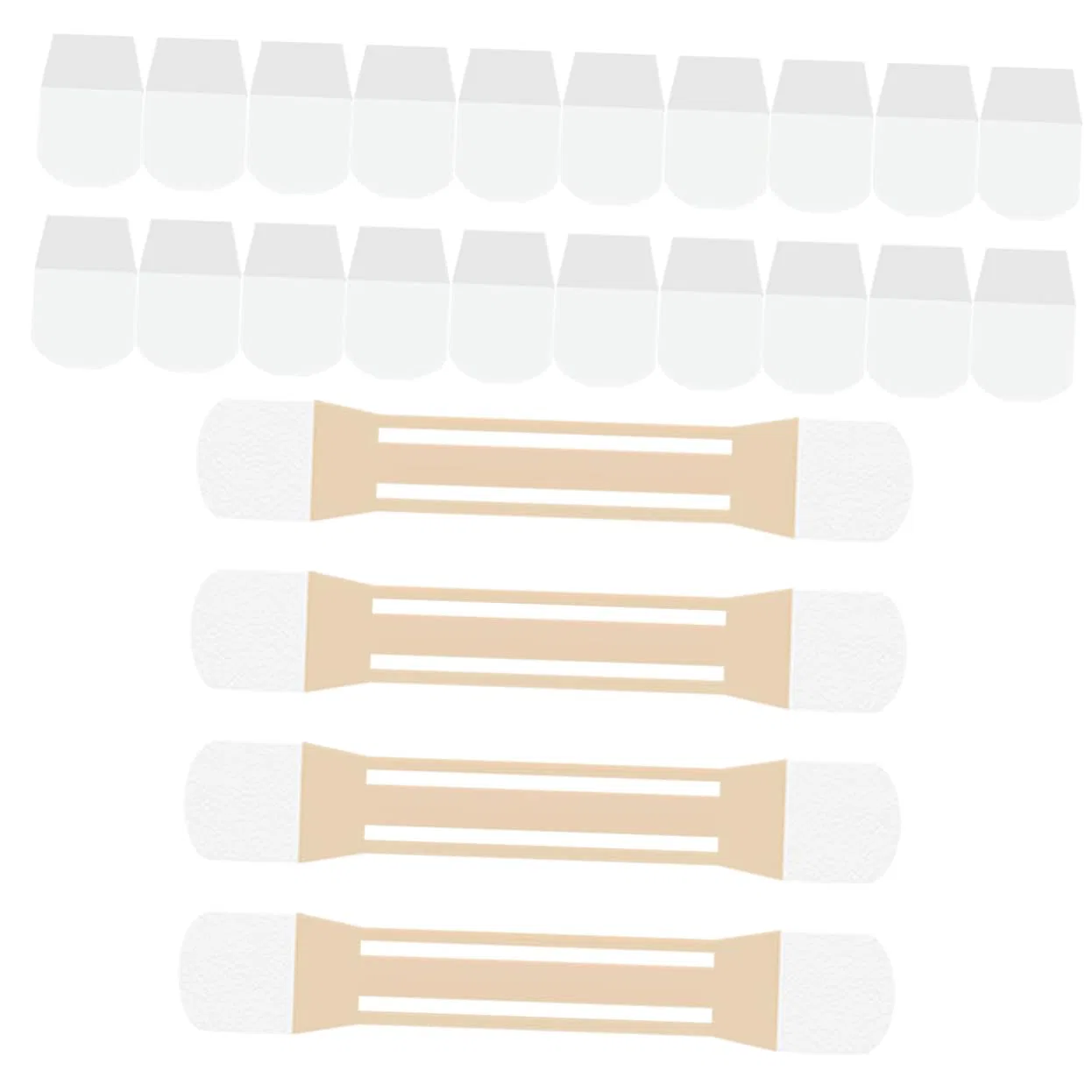 Пластыри для подтяжки шеи Healeved, 20 шт + 100 пластырей, 20.5x4x0.1 см