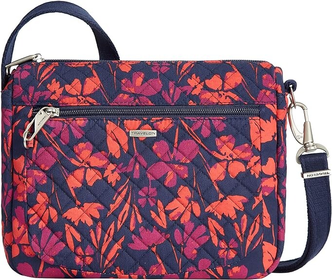 

Сумка кросс-боди Travelon Women's Anti-Theft-Class Small East/West, мультиколор