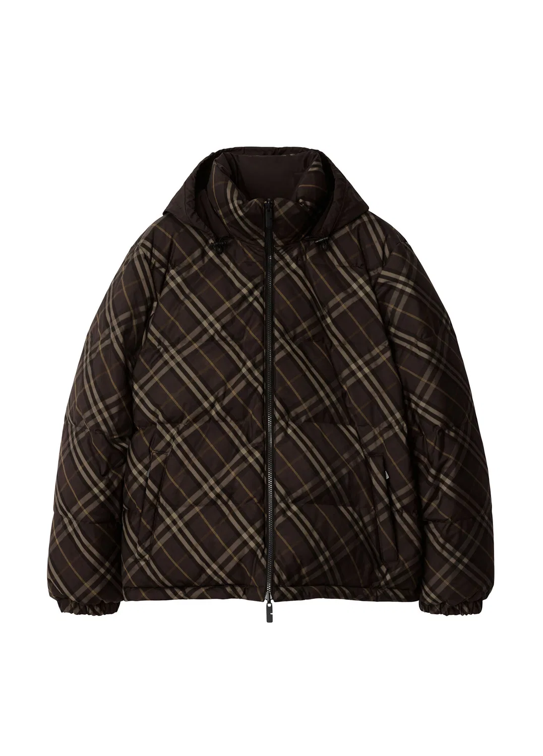 Пальто Burberry Snowdon Check, коричневый