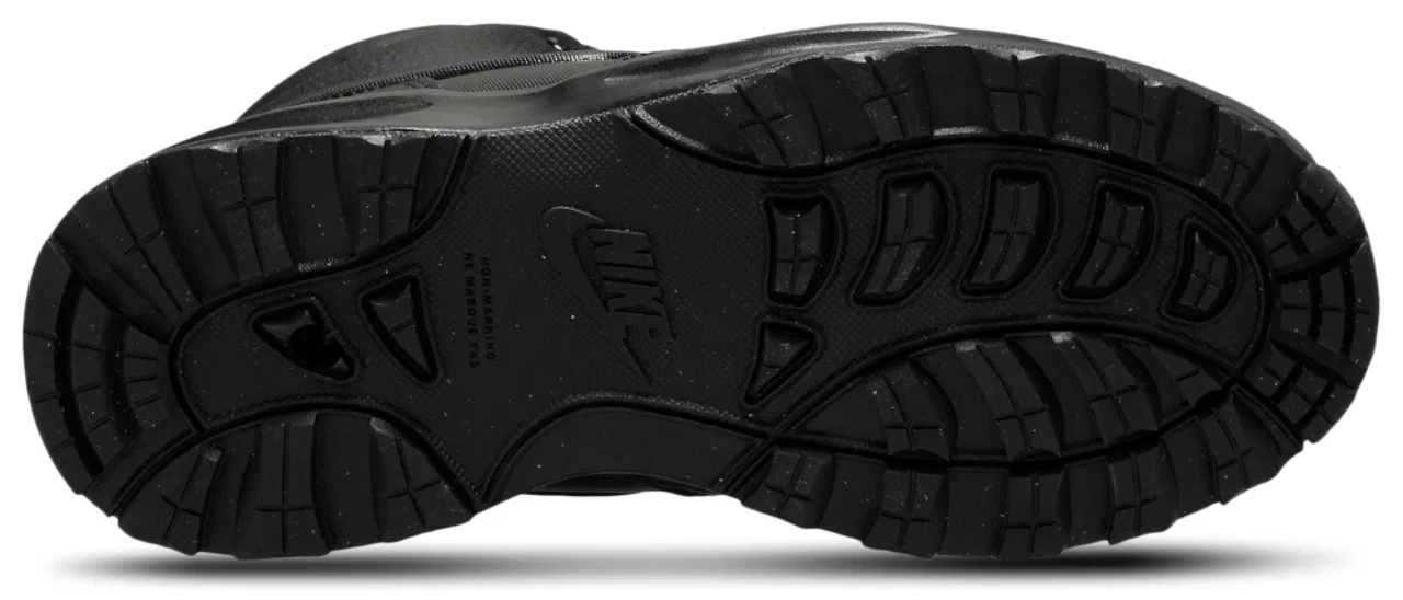 Детские ботинки для мальчиков с комбинированным кожаным верхом Manoa Nike, черный — фото 4