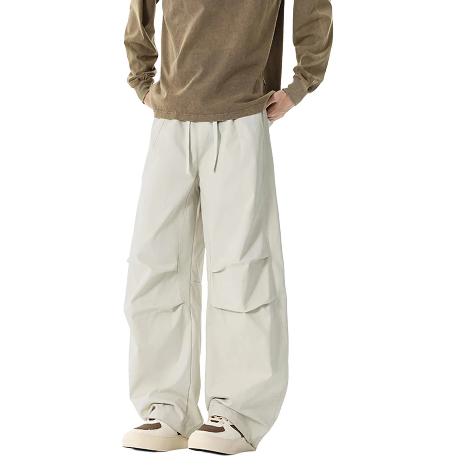 Детские повседневные брюки тонкие с изогнутым кроем, Casual Pants, Black WARRIOR — фото 4
