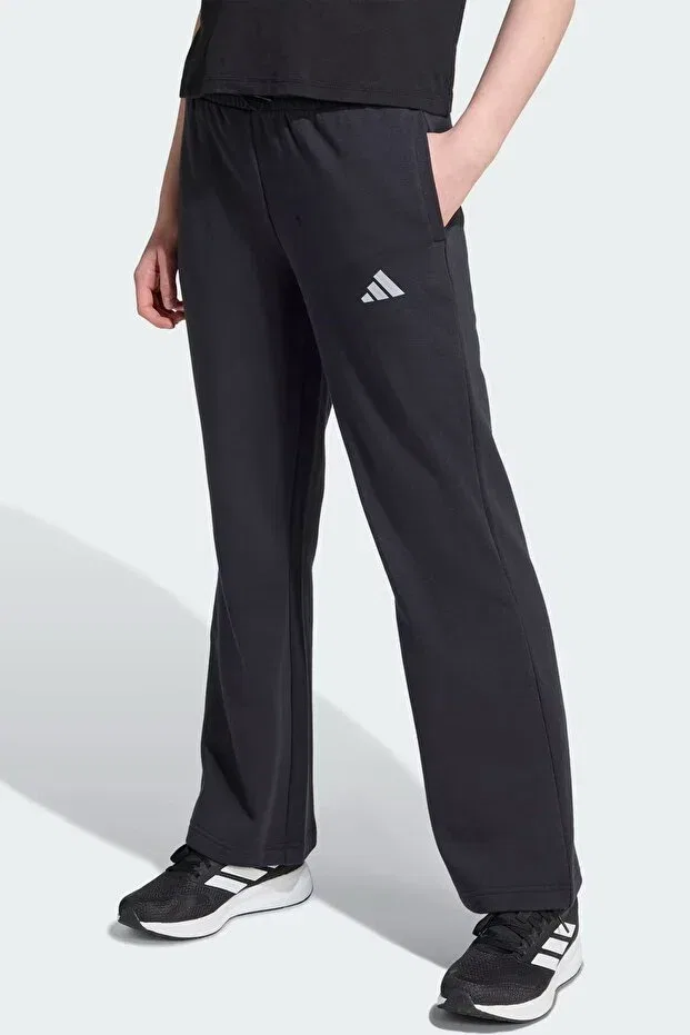 Детские спортивные штаны для девочек свободного кроя Adidas, Black