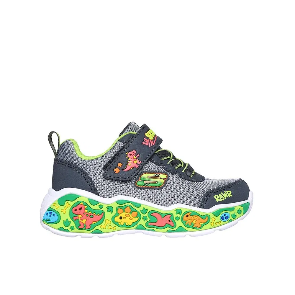 Детские кроссовки для девочек с блестящими вставками Play Scene Fun Squad Skechers, Grey