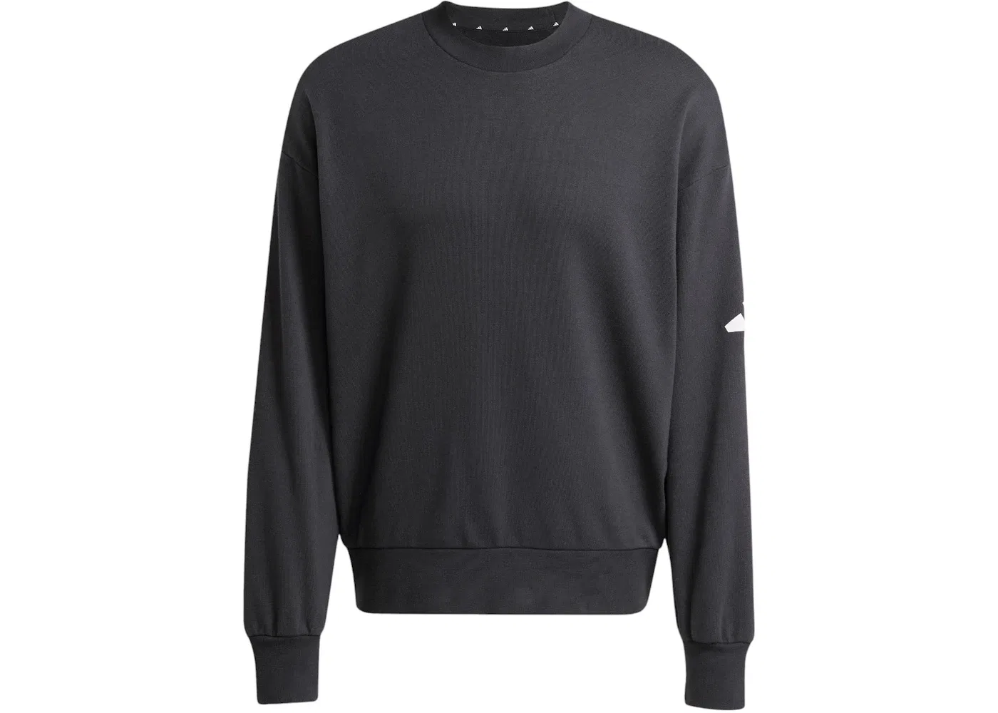 Мужской свитшот свободного кроя с логотипом Adidas, Black/White