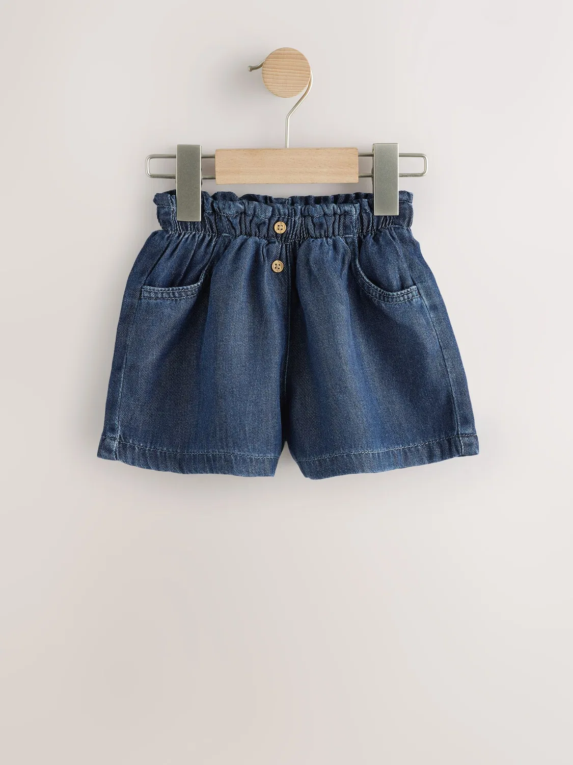 Шорты джинсовые Dark Wash Next, темная стирка — фото 4