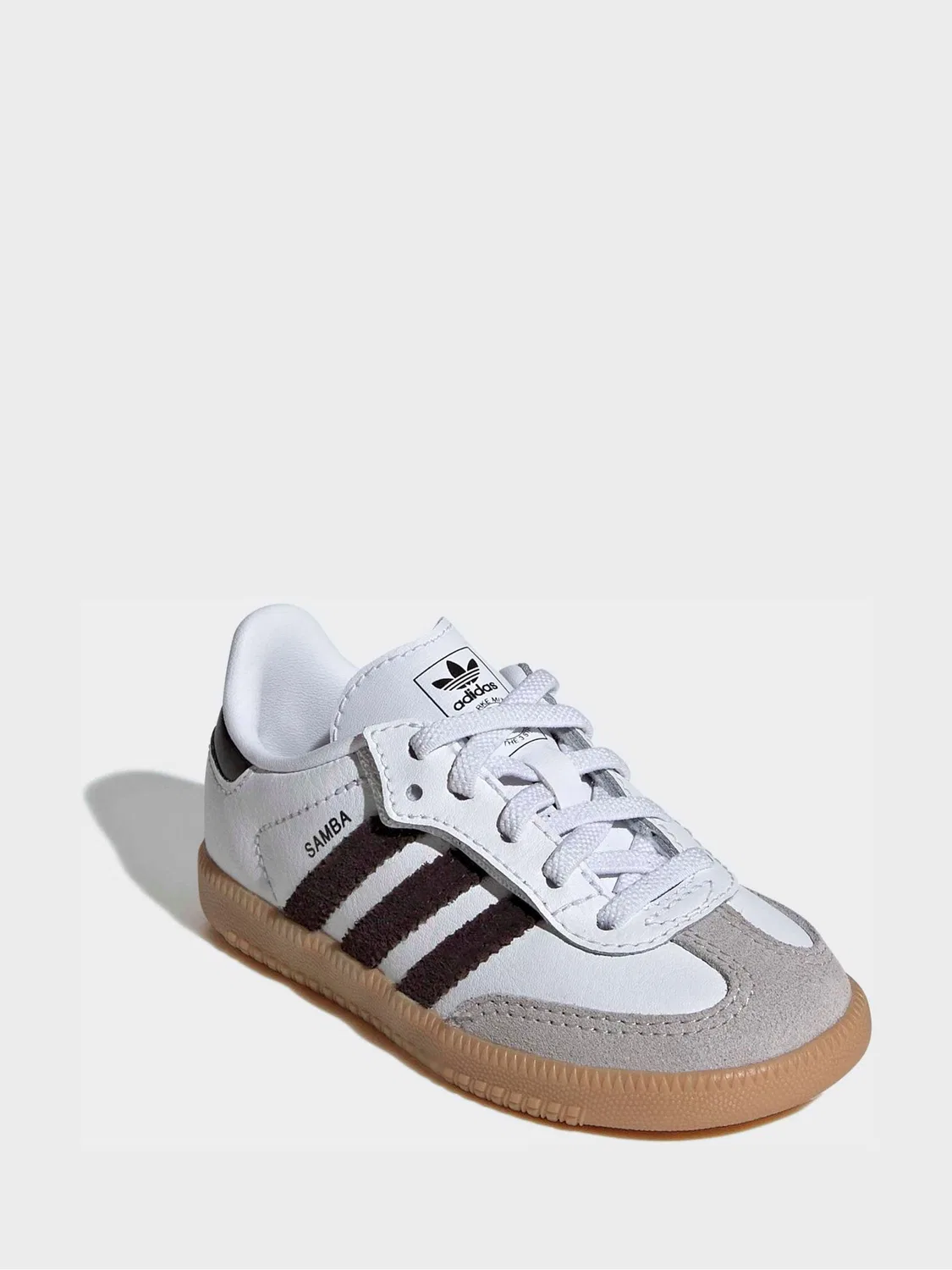 Кроссовки Samba OG, adidas Originals, белый/черный/серый — фото 2