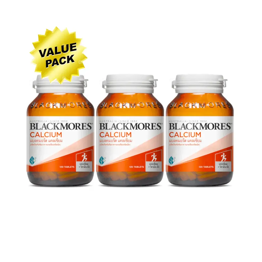

Добавка Blackmores Calcium, 500 мг, 3 банки по 120 таблеток