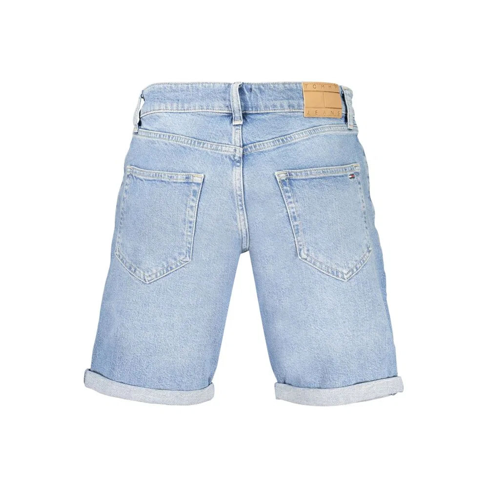 Мужские шорты с эффектом стирки Azzurro Cotton Tommy Hilfiger, Blue — фото 2