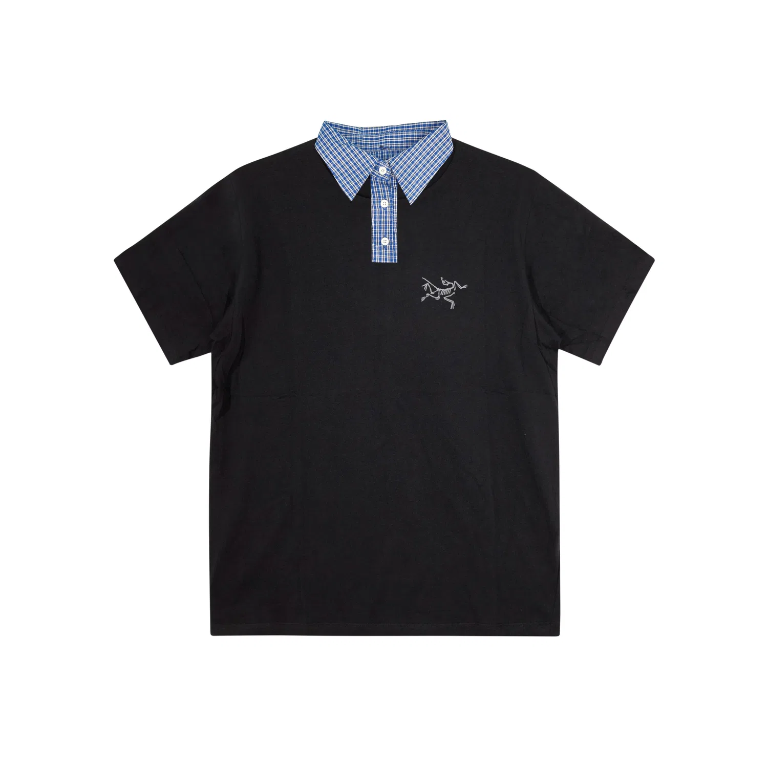Футболка-поло с воротником KRAGG T Shirts Unisex Arcteryx, Black