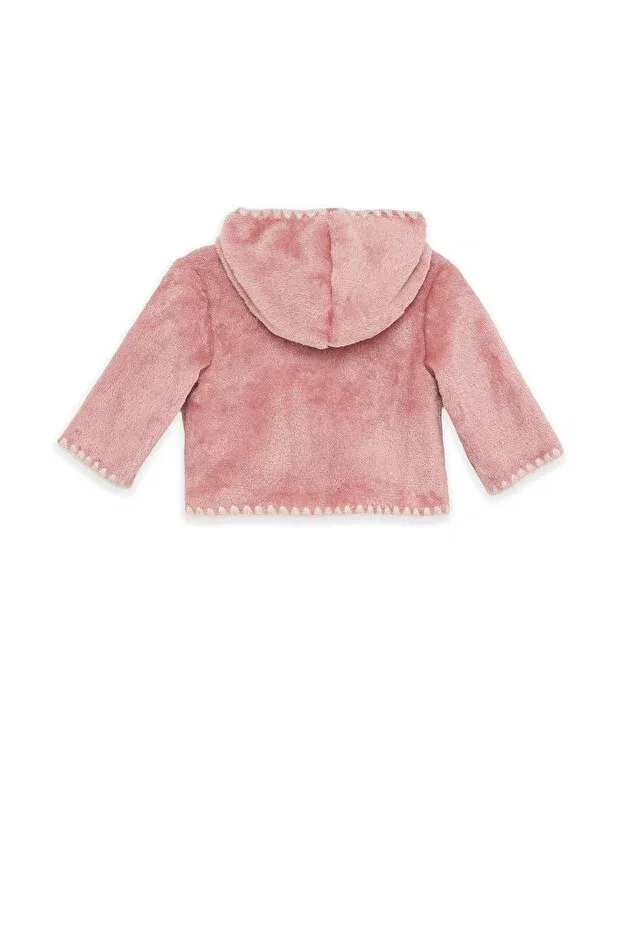 Детский кардиган для девочек хлопковый Layette, Pink — фото 3