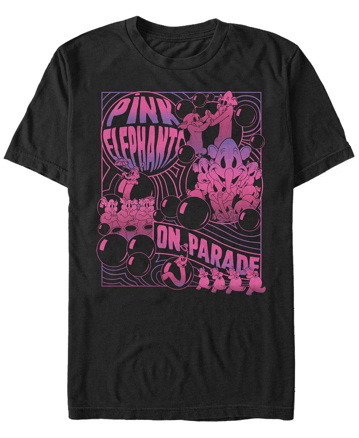 

Мужская футболка с короткими рукавами pink elephants Fifth Sun, черный