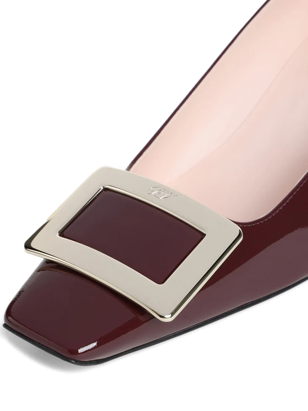 Туфли Belle 45 на блочном каблуке Roger Vivier, красный — фото 4
