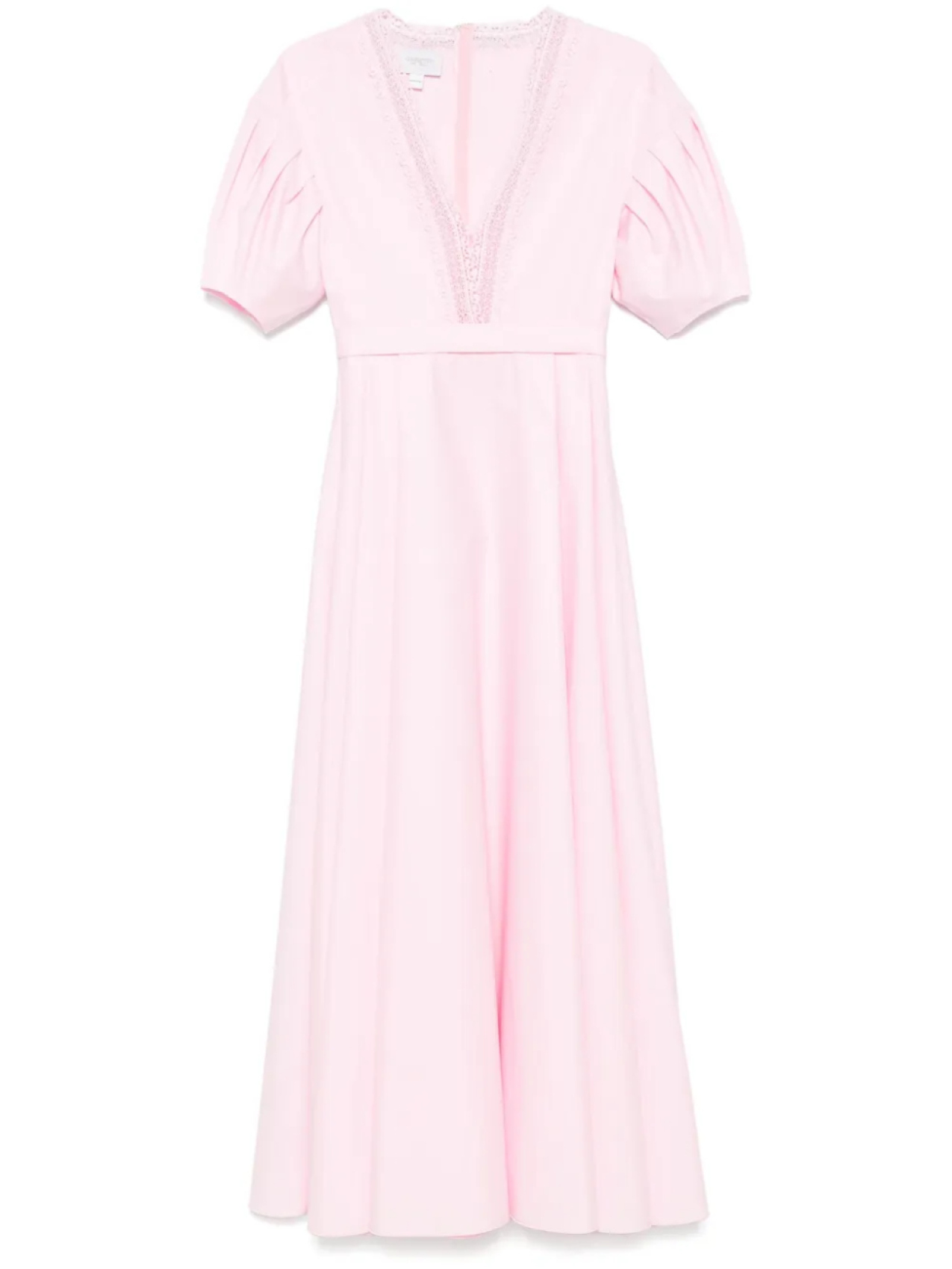 

Поплиновое платье макси Giambattista Valli, розовый