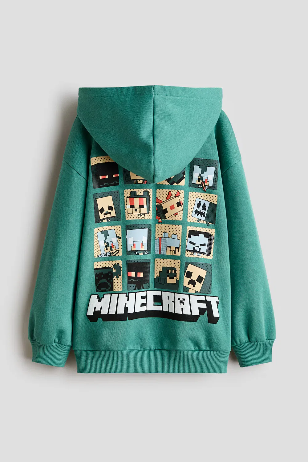 Худи с графическим принтом и мягкой внутренней подкладкой H&M, Grün/Minecraft — фото 2