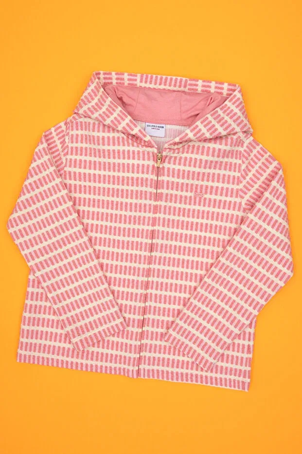 Детское худи для девочек без застежки-молнии U.S. Polo Assn., Multicolor — фото 3
