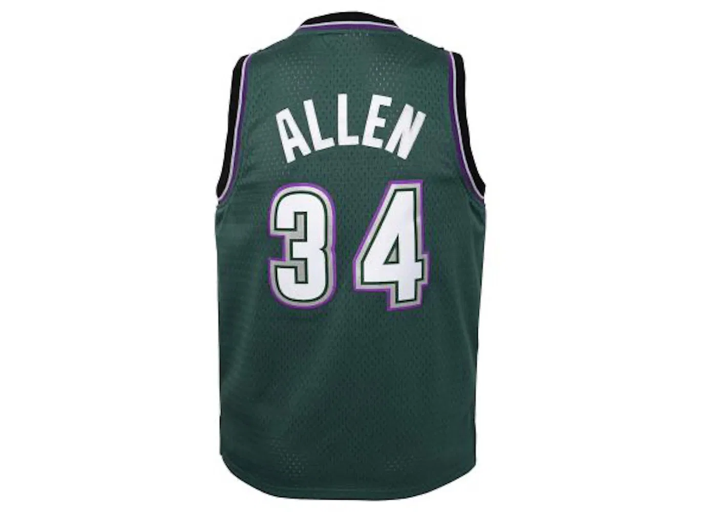 Детская баскетбольная джерси Milwaukee Bucks с принтом Ray Allen Mitchell & Ness, Green — фото 2