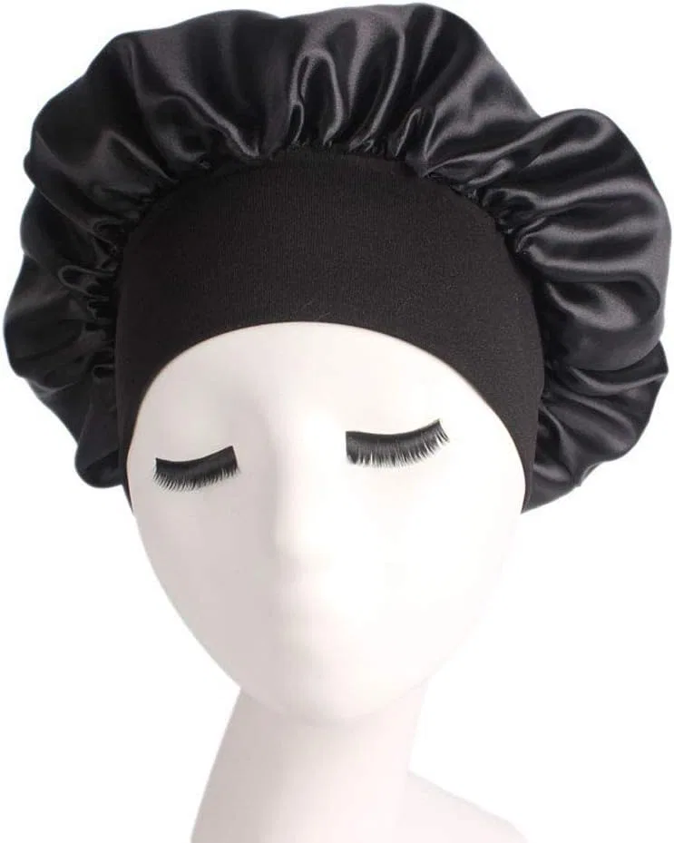 Шапочка для душа Satin Bonnet Hat, LUMoony, Black