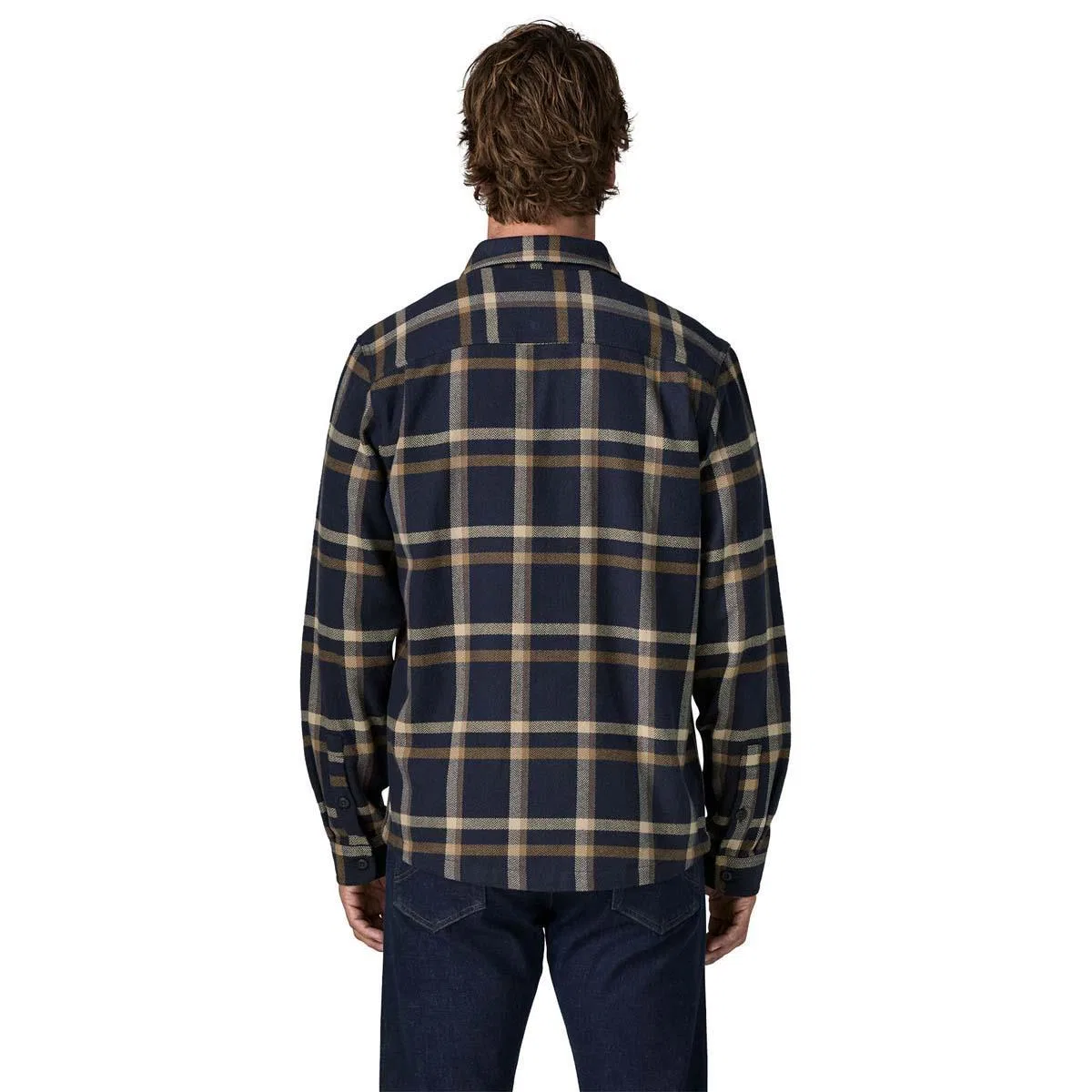 Фланелевая рубашка из органического хлопка Fjord Flannel Patagonia, Crossing/New Navy — фото 2