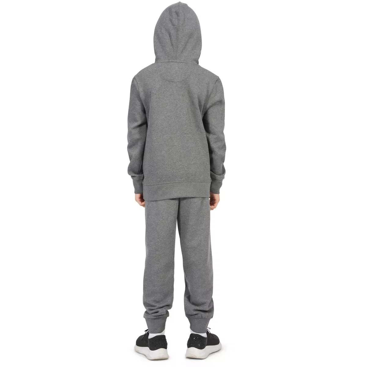Детский пуловер-худи с капюшоном из флиса Everyday Kids, Charcoal Gray — фото 3