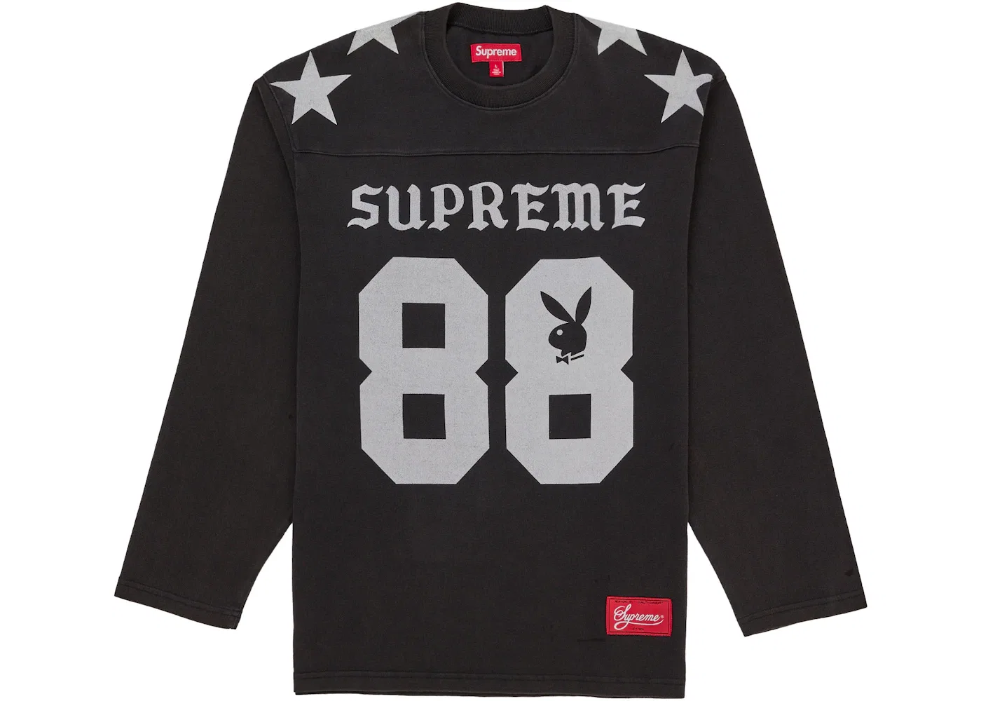 Мужская футболка с длинным рукавом Supreme Playboy Top, Black