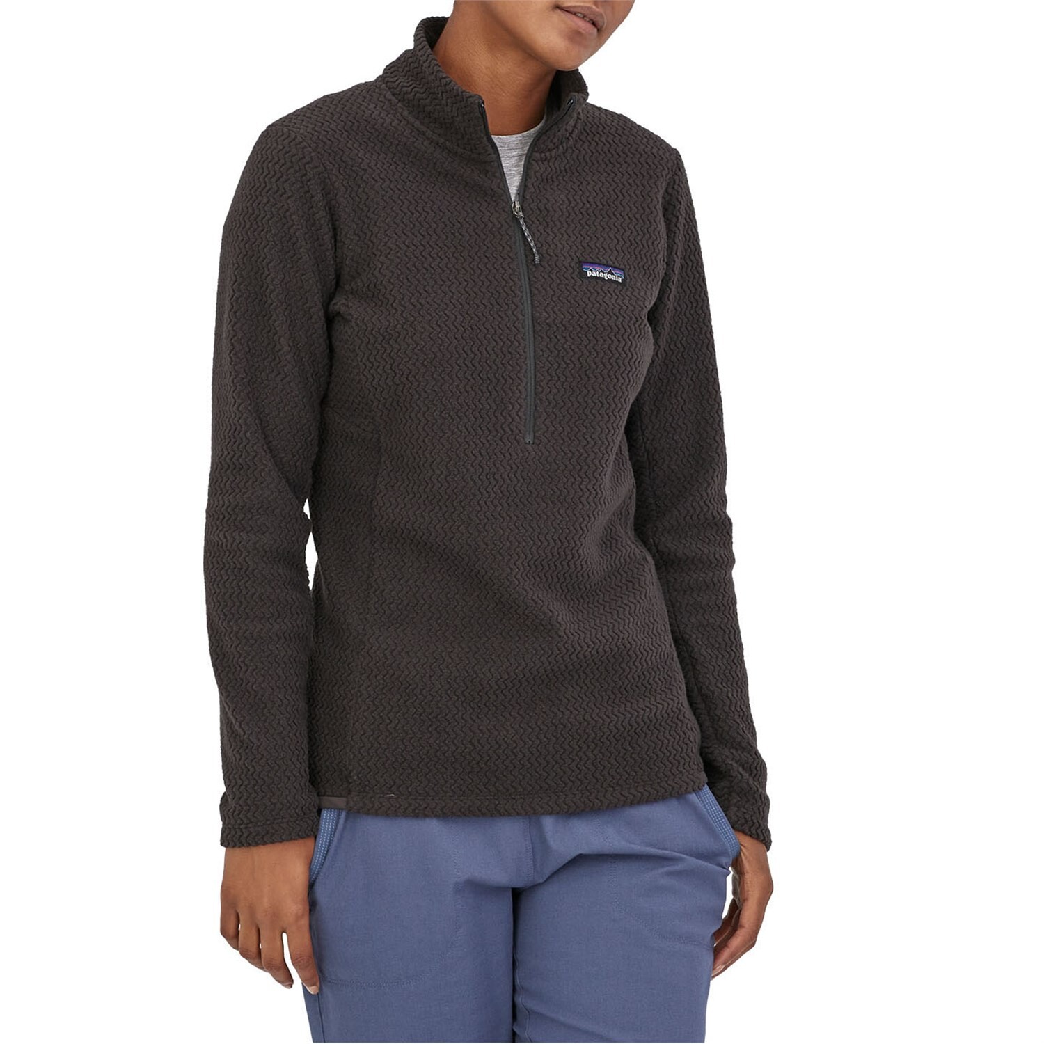 

Топ женский Patagonia R1 Air, чёрный