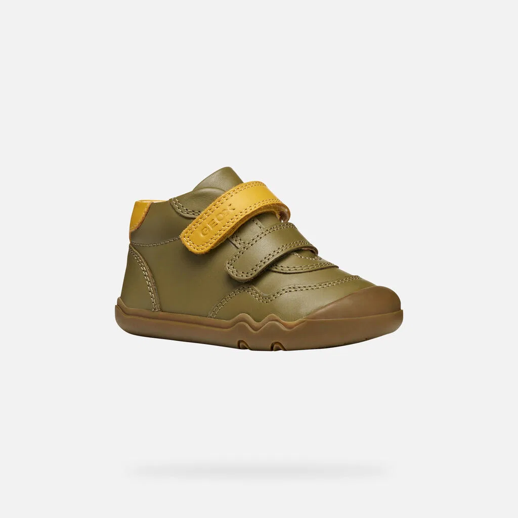 Детские кроссовки с принтом Modell B Steppieup Boy Geox, Pistaziengrun — фото 3