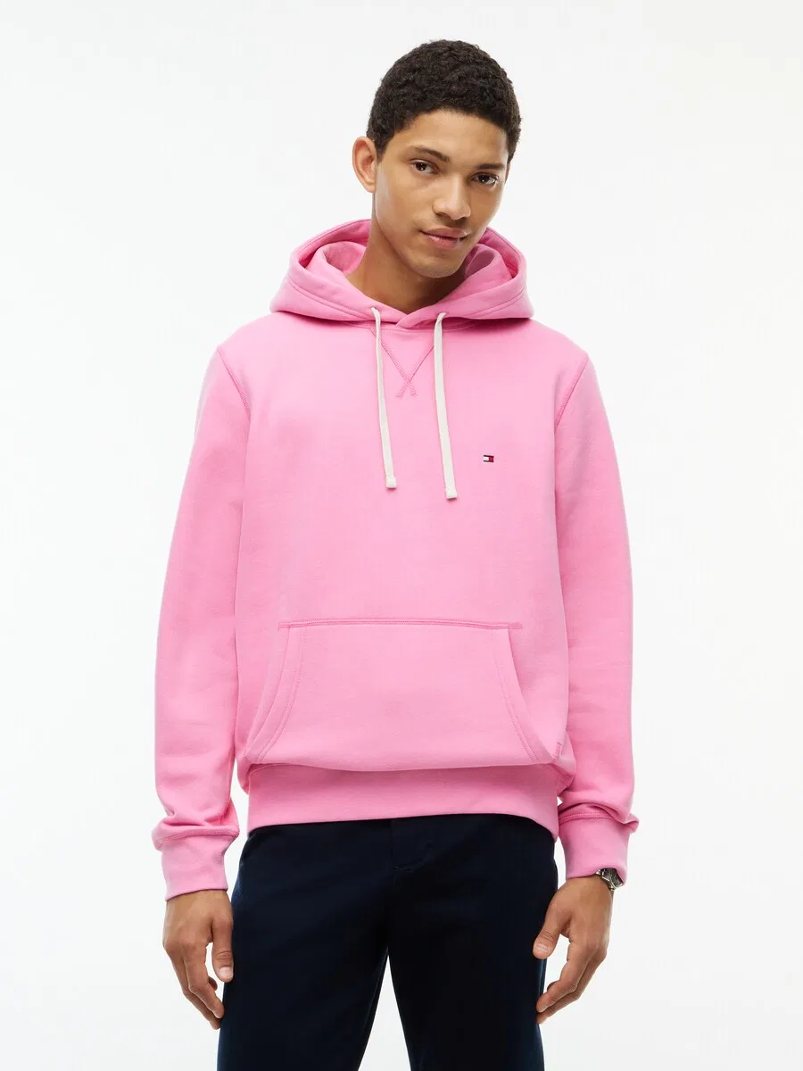 Толстовка TOMMY HILFIGER 'Ess Seasonal' светло-розового цвета — фото 2