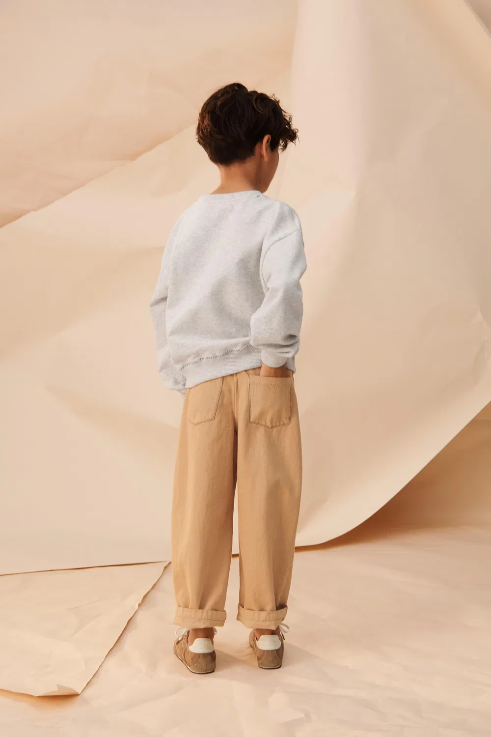 Толстовка с вышивкой, лимитированная серия ZARA, Grey Marl — фото 4
