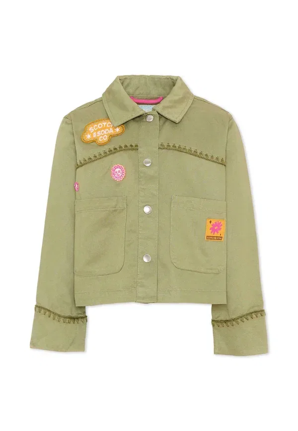 Куртка хлопковая Giacche Scotch & Soda, зеленый