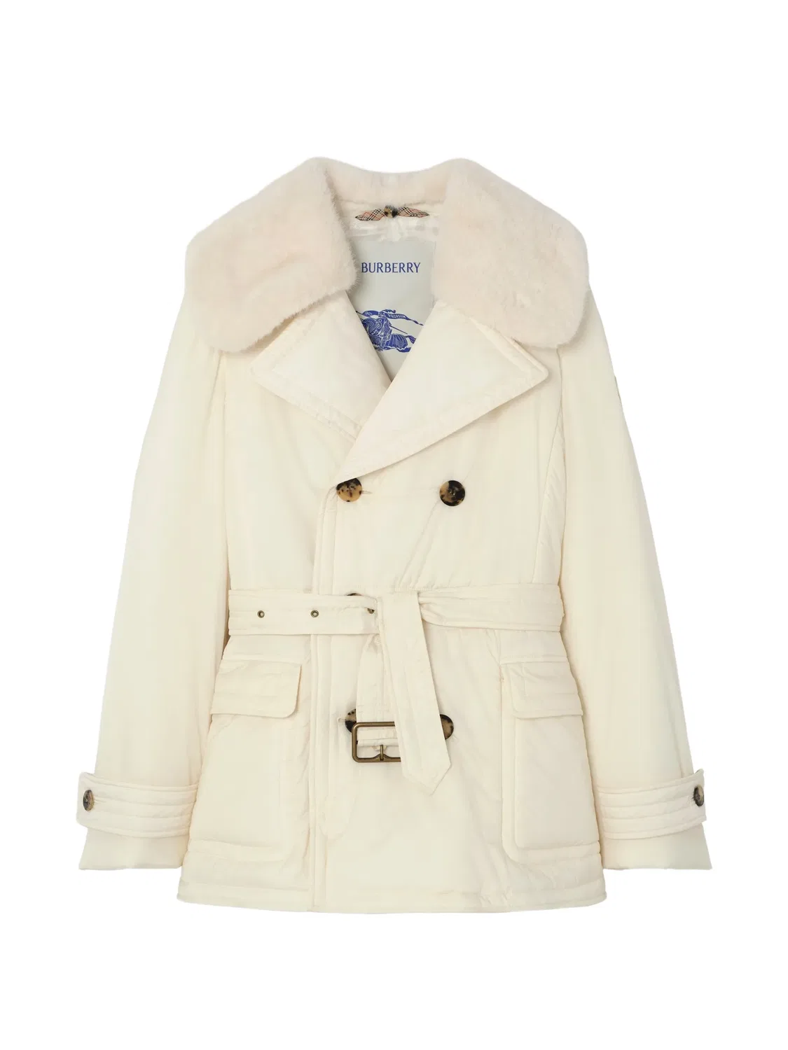 Куртка-тренч Hertford из нейлона Burberry, нейтральные
