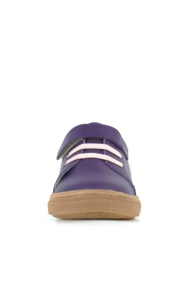 Детские туфли для девочек с ортопедической подошвой Hapshoe, Purple — фото 4
