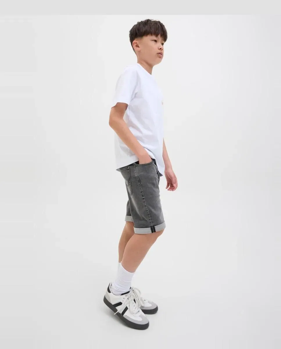 Детские шорты для мальчиков джинсовые Bermuda Jack & Jones, Gris — фото 3
