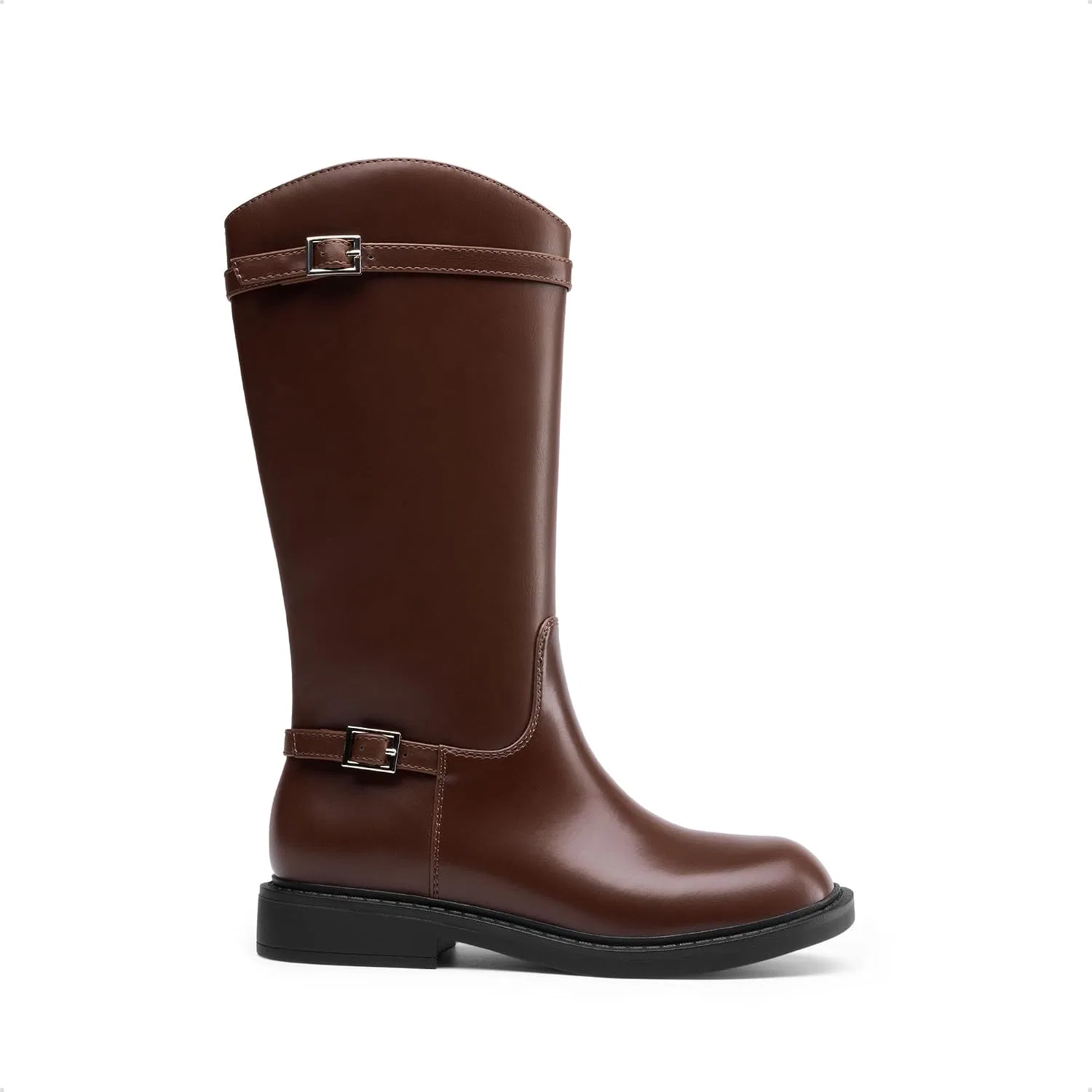 Детские сапоги для верховой езды для девочек DREAM PAIRS, Brown — фото 3