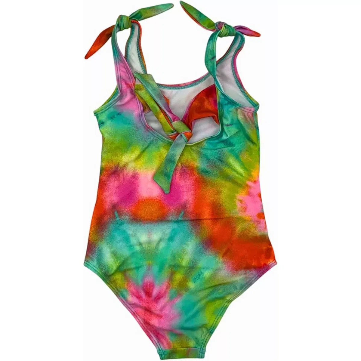 Детский купальник для девочек с принтом GO COCO, Tie-Dye Burst — фото 2