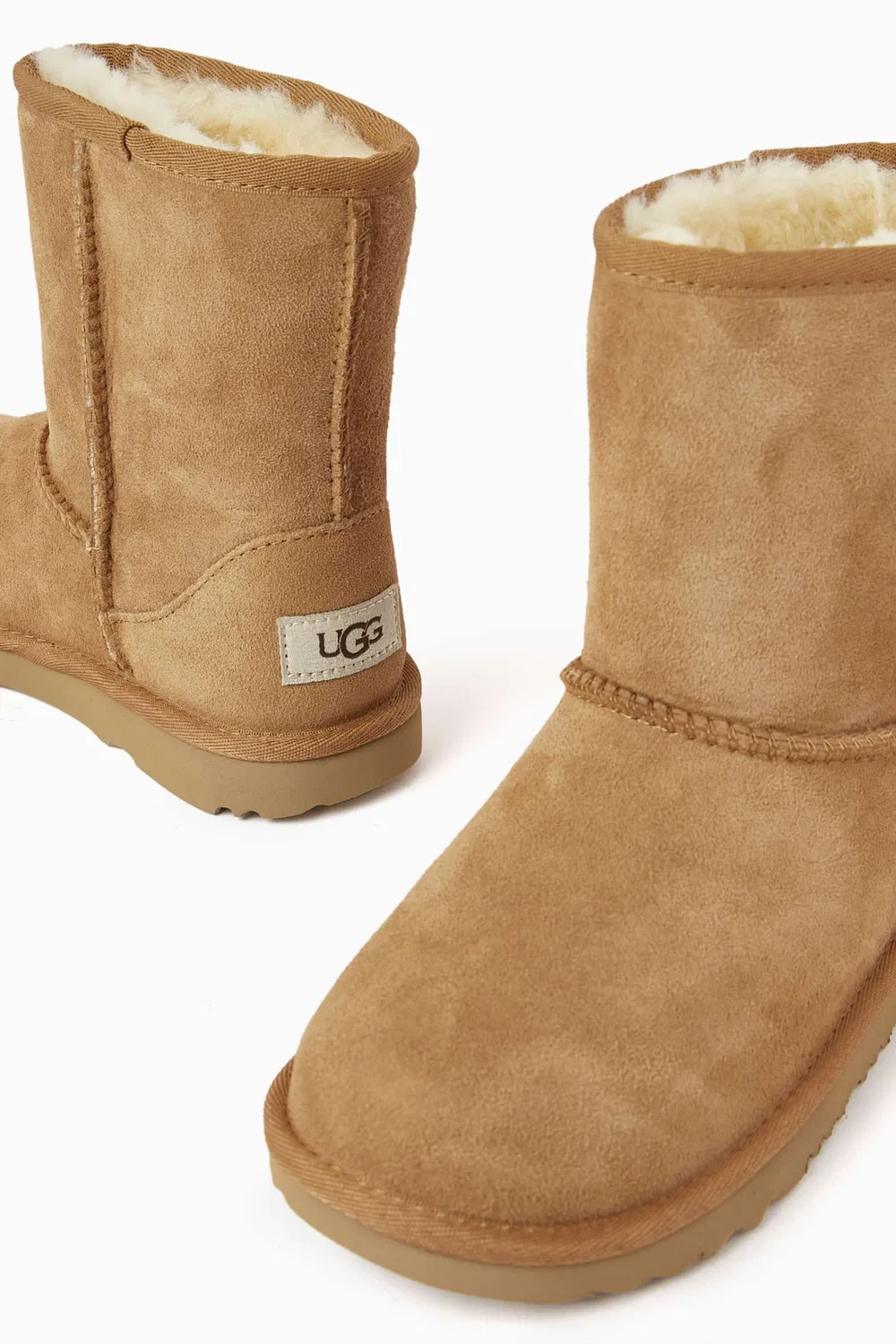 Ботинки из замши Classic Short II UGG, коричневый — фото 4