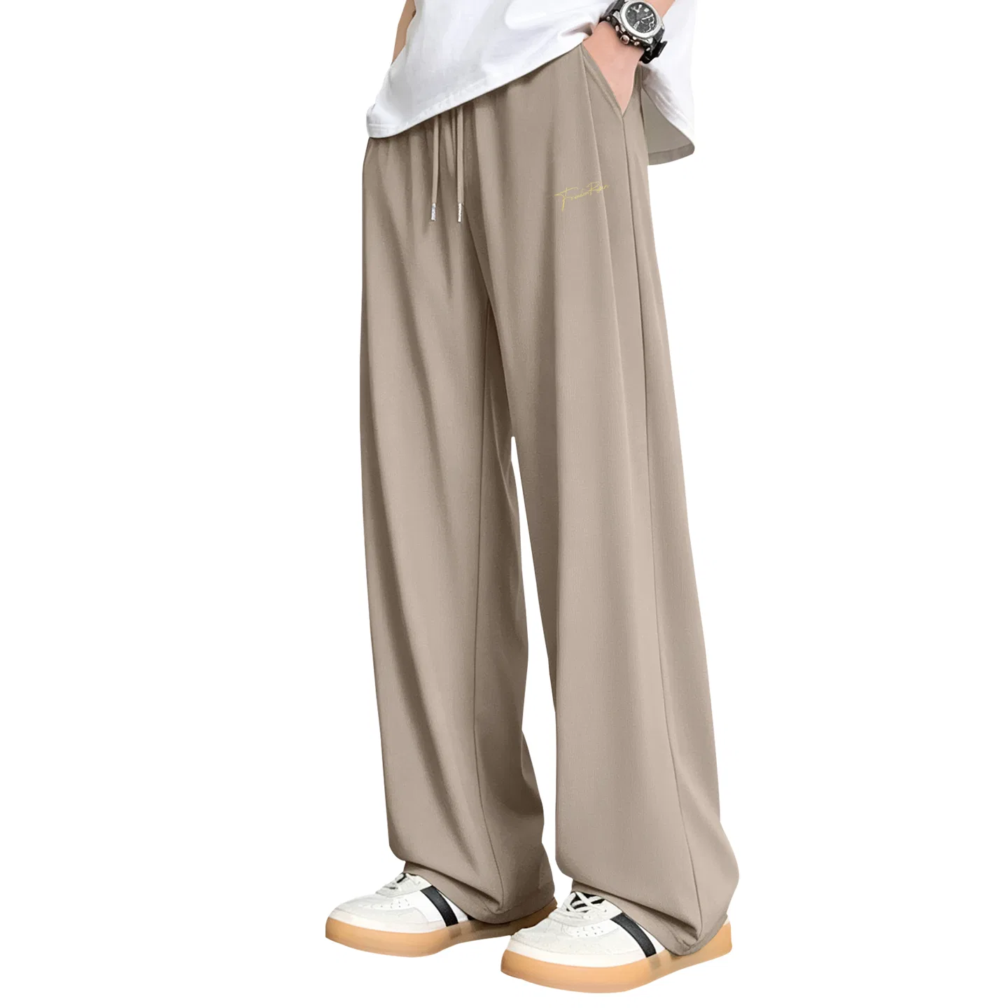 Детские широкие брюки Ice Silk Sun Protection Wide Leg Pants MINISO, Sand Free Run Pants Logo