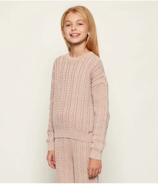 Детский комплект для девочек свободного кроя Guess, Rosa Cipria — фото 2