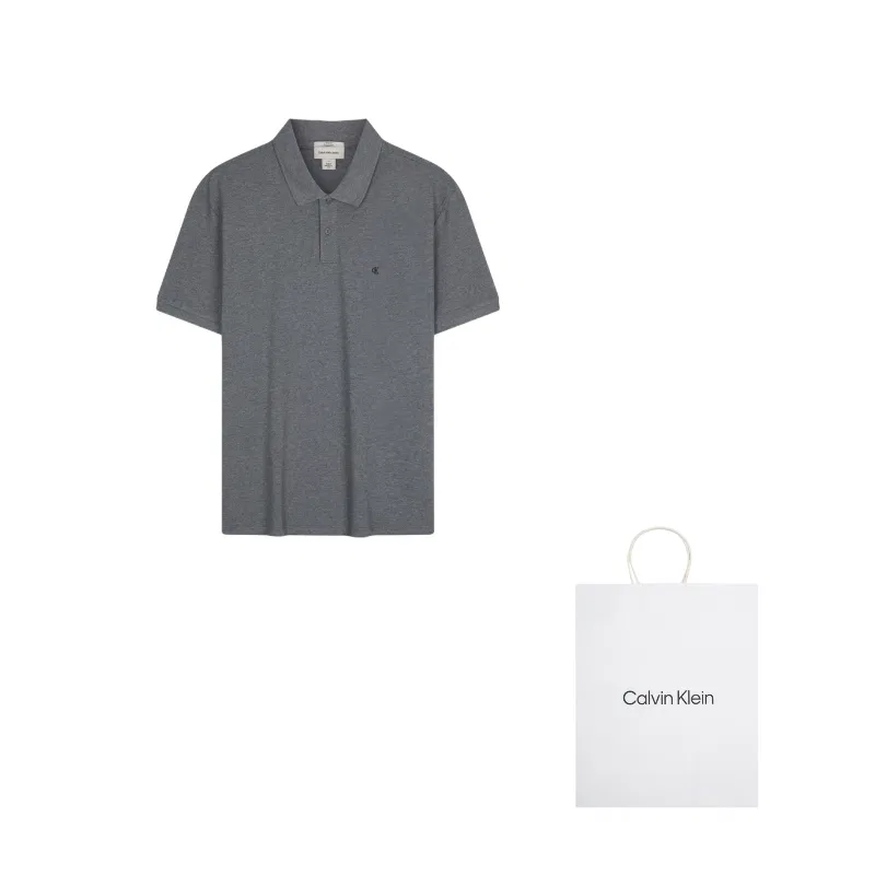 Мужское поло Calvin Klein, P7E-Hero Gray