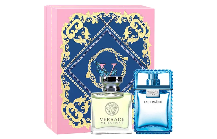 Набор мини-духов Versace Eros Men's Fragrance и Heartbeat Women's Fragrance, 2 x 5 мл — фото 4